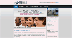 Desktop Screenshot of procall.com